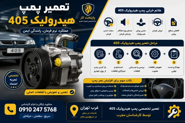 تعمیر پمپ هیدرولیک 405