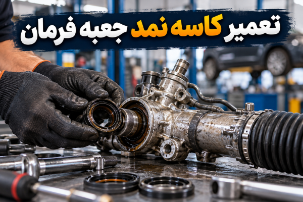 تعمیر کاسه نمد جعبه فرمان
